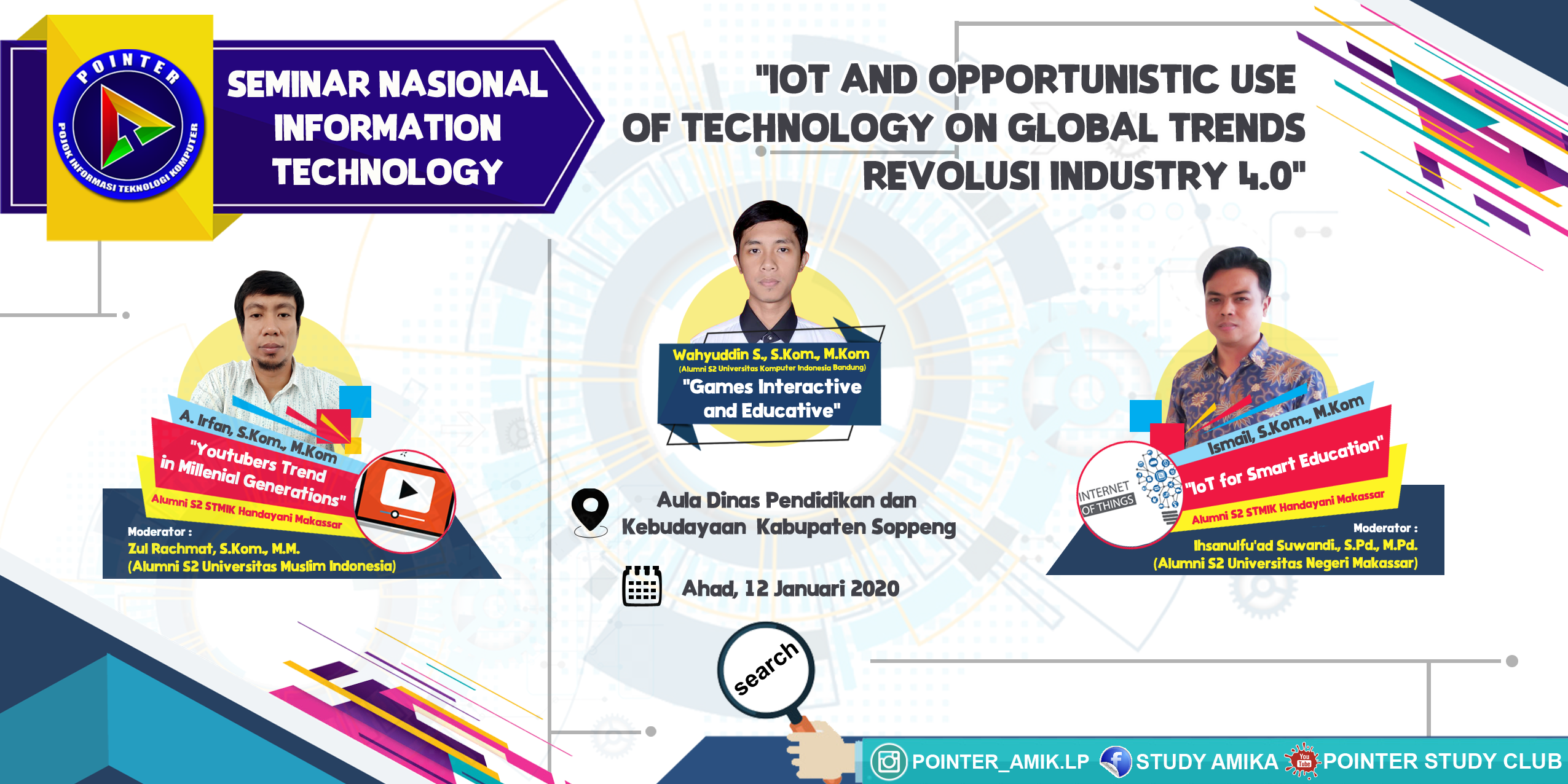 Seminar Nasional - IT Pertama & Terbesar di Kabupaten Soppeng