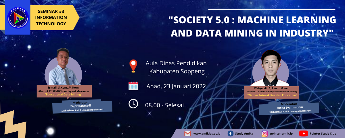 Pointer Study Club Sukses Gelar Seminar Information Technology #3