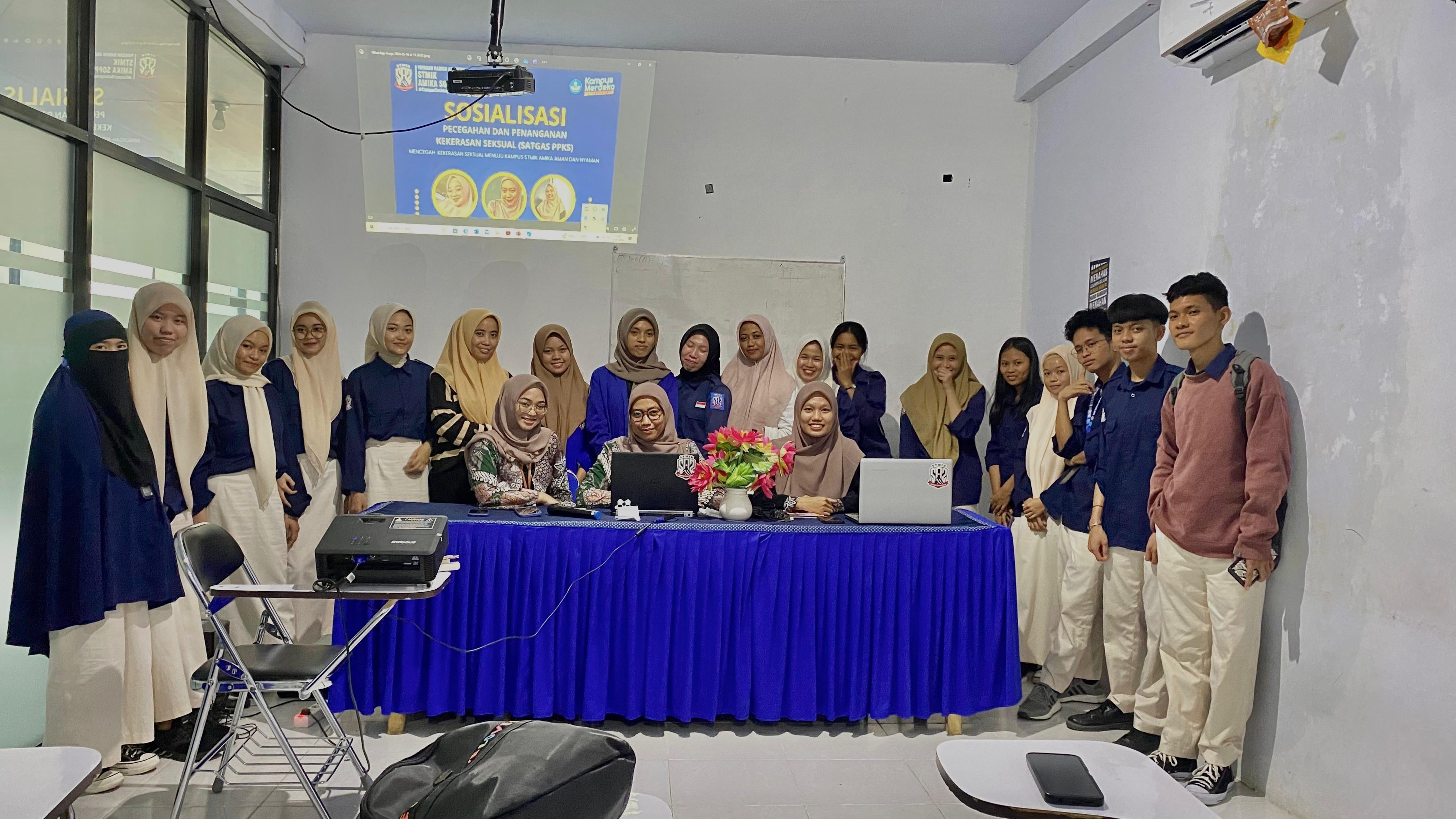 Tim Satgas STMIK Amika Sosialisasi PPKS Lingkup Perguruan Tinggi