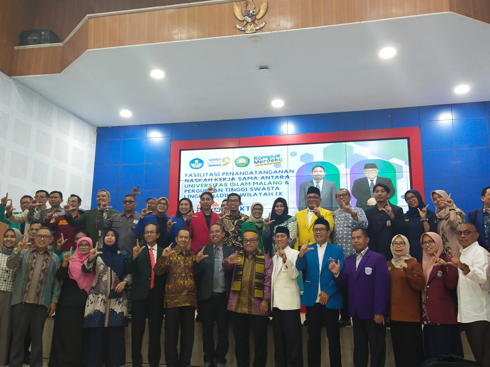 LLDIKTI Wilayah IX Fasilitasi Kerjasama Amika dan Universitas Islam Malang