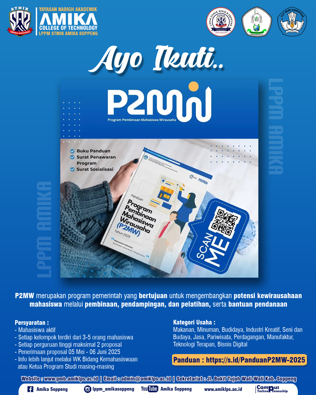 Program Pembinaan Mahasiswa Wirausaha (P2MW) Tahun 2025