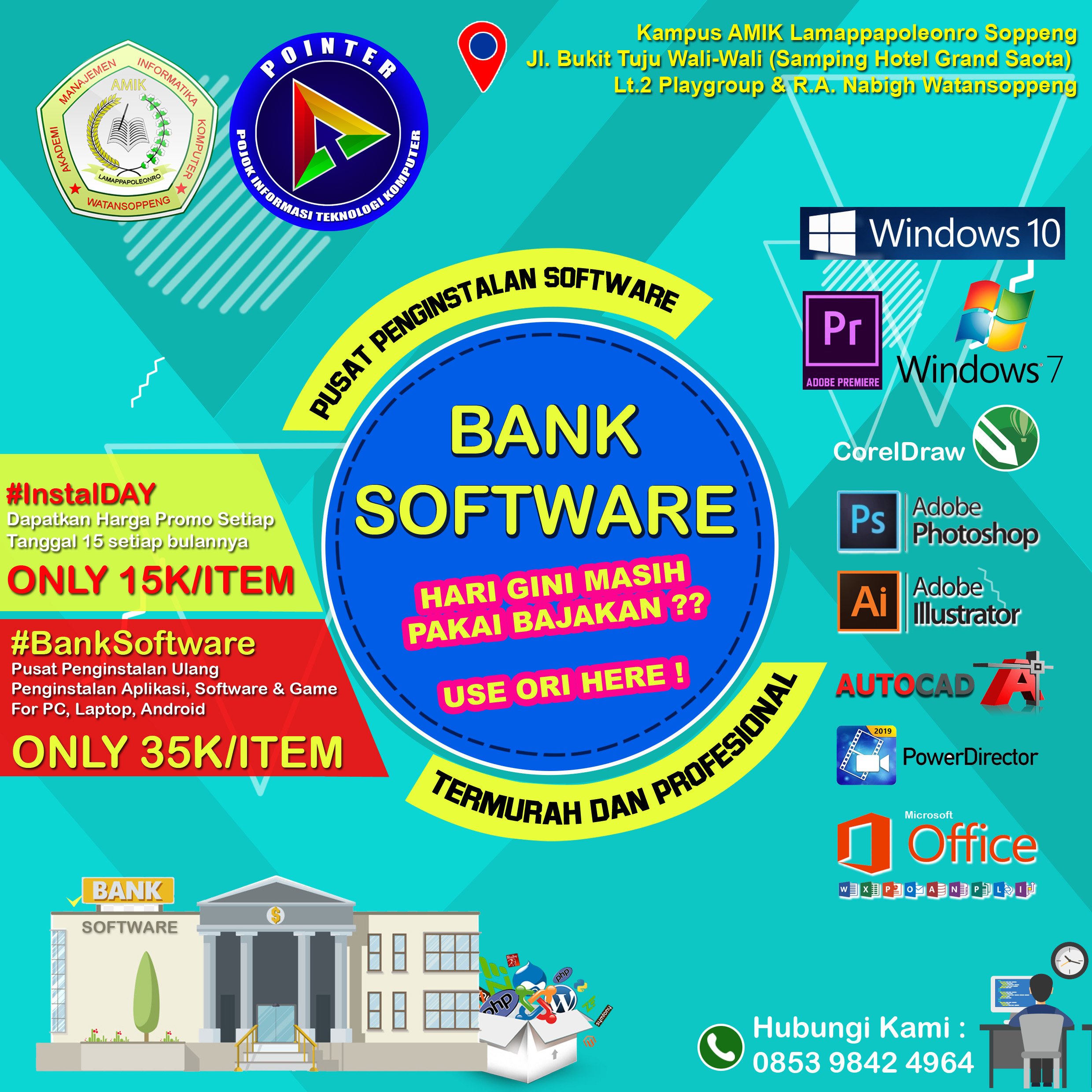 UKM Pointer Study Club Launching BANK SOFTWARE