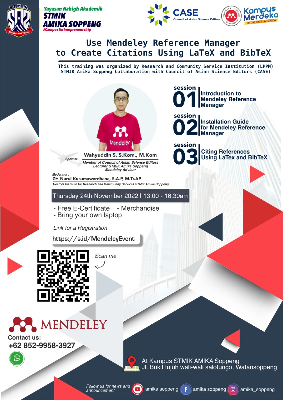Mendeley Reference Manager to Create Citations Using LaTex & BibTex
