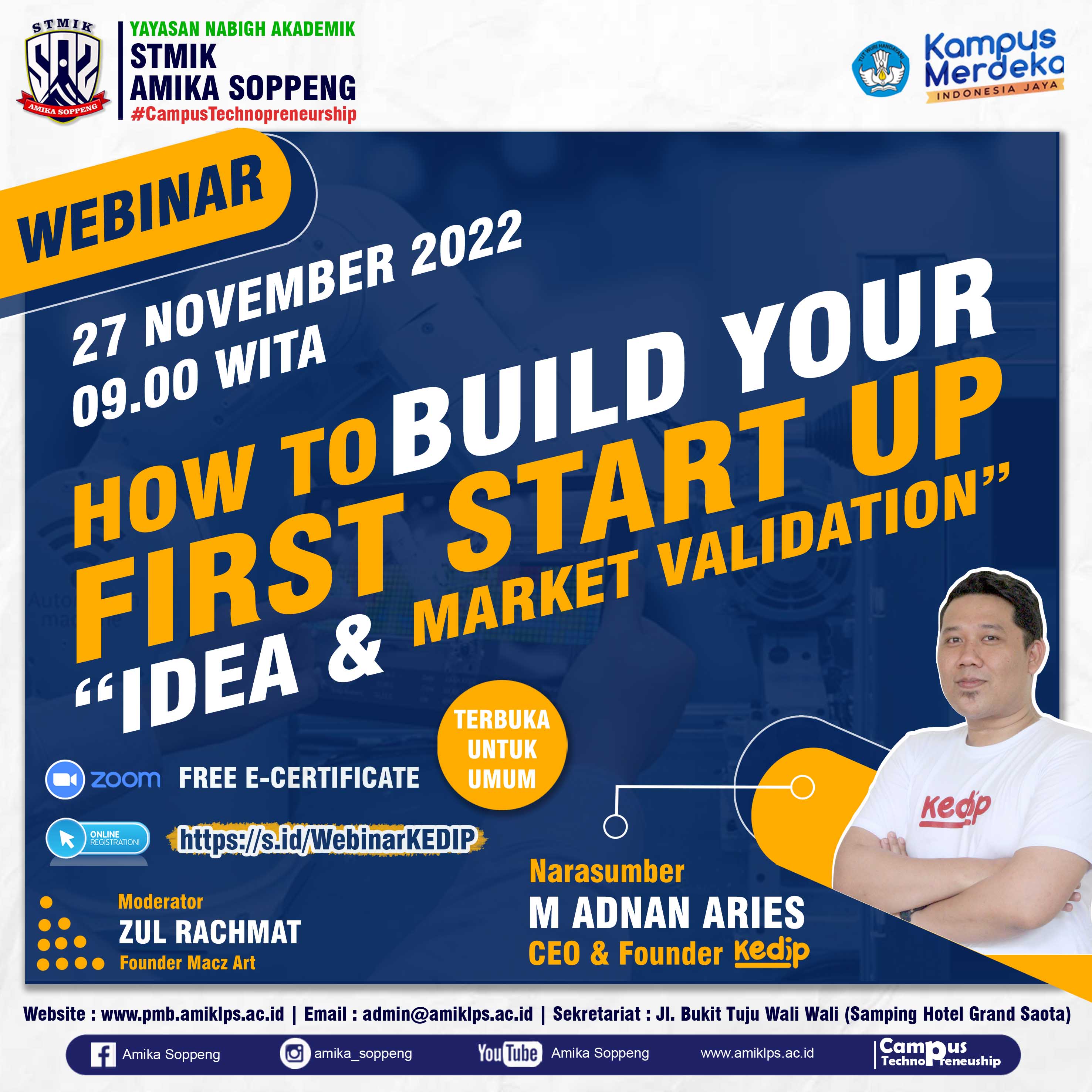 WEBINAR  How To Build Your First Start Up 