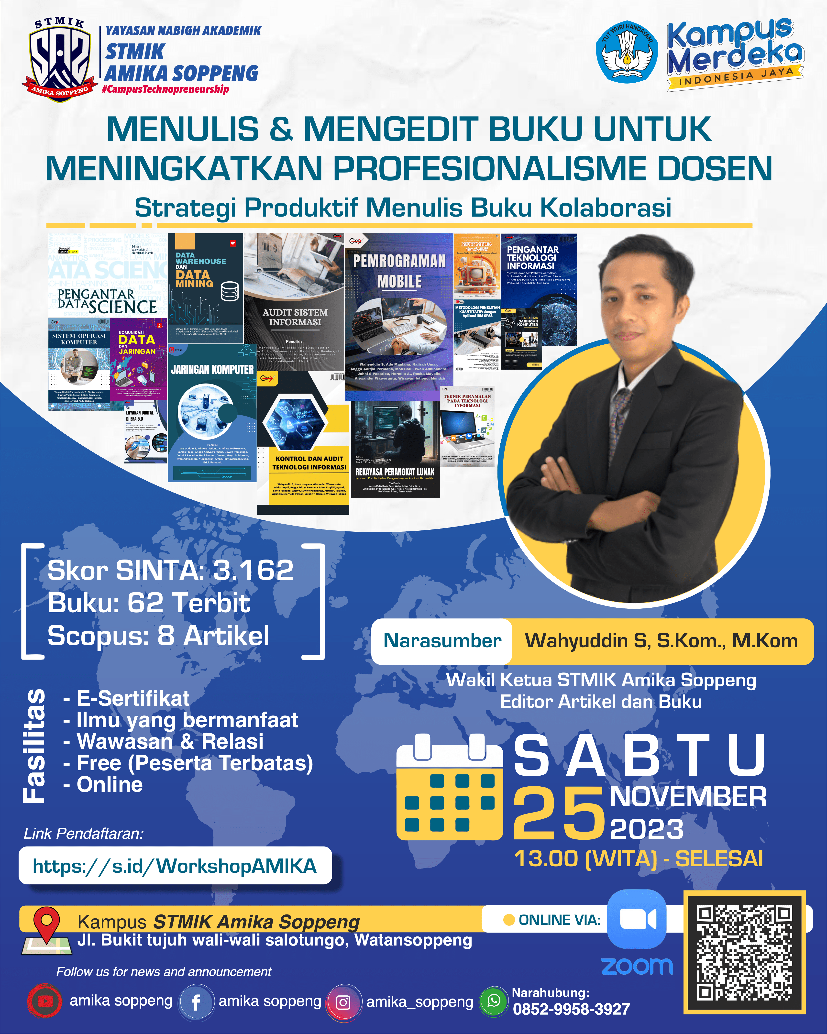 Menulis dan Mengedit Buku Untuk Meningkatkan Profesionalisme Dosen