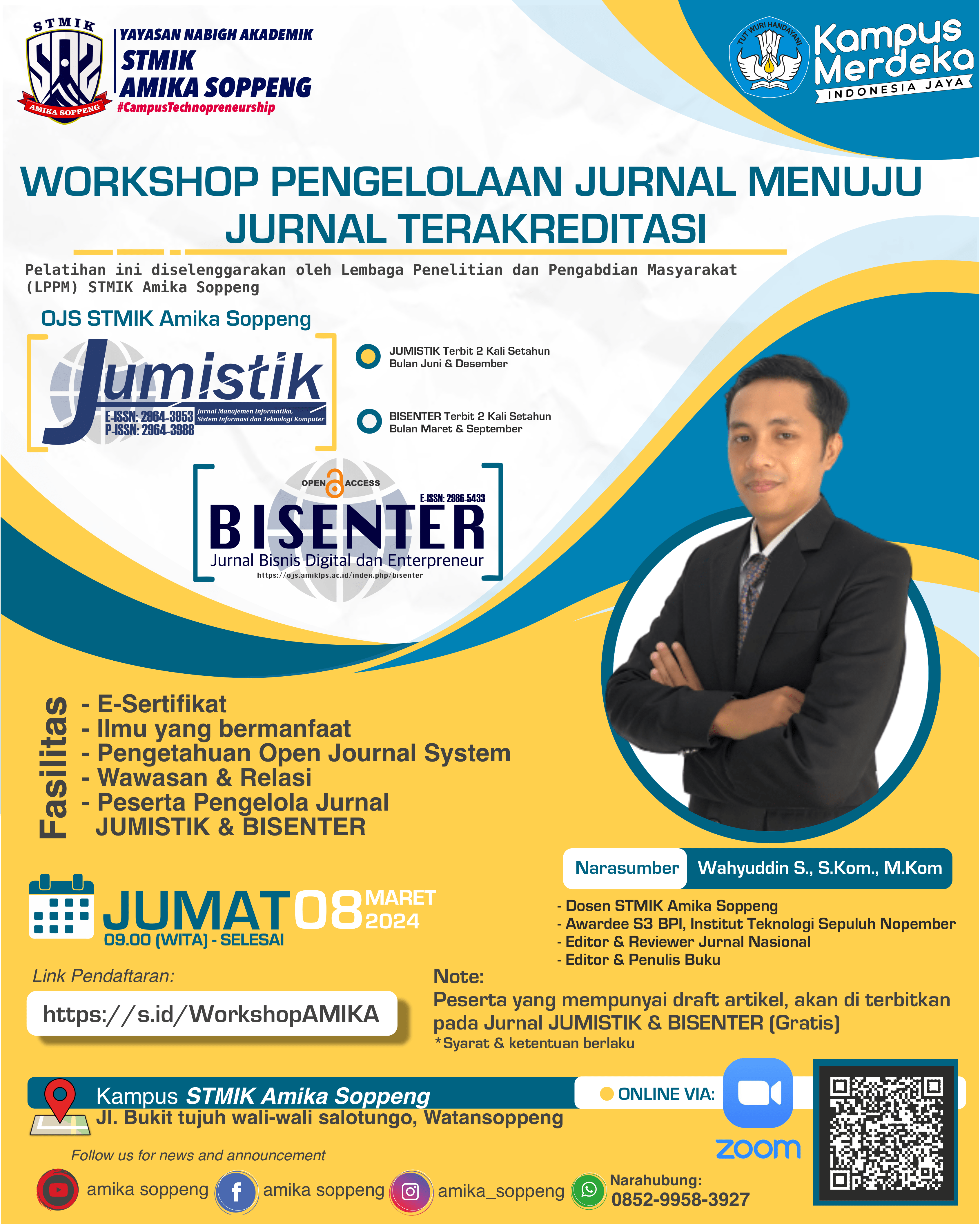 Workshop Pengelolaan Jurnal Menuju Jurnal Terakreditasi