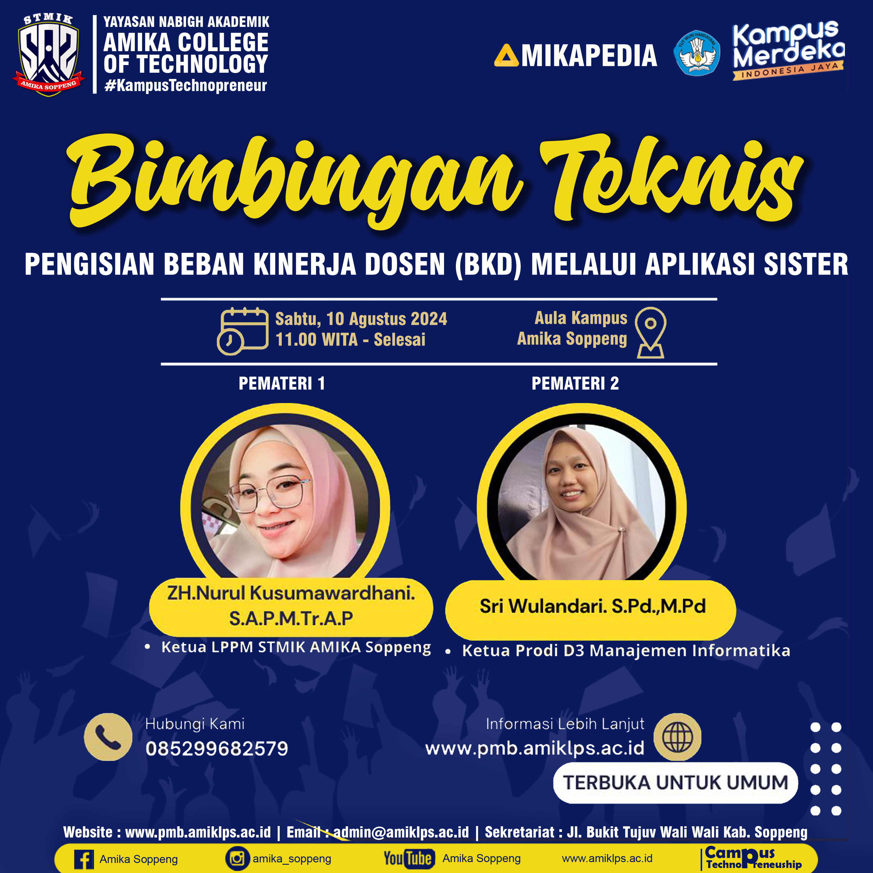 Bimtek Pengisian Laporan Beban Kinerja Dosen Melalui SISTER